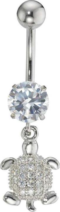 Actual product image Bijouteria Bellypiercing (Zirconia, Surgical steel 316L)