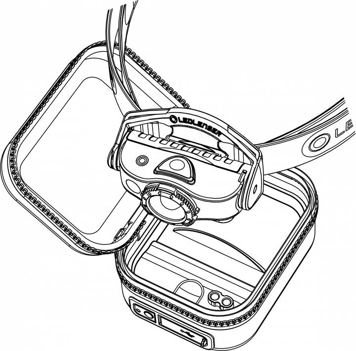 Produktbild Ledlenser Power-Case 502093 für MH5/MH7/iH5R