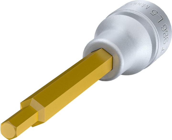 Produktbild HAZET Schraubendreher-Steckschlüsseleinsatz 986L-5 ∙ Vierkant12,5 mm (1/2 Zoll) ∙ Innen Sechskant P… (5 mm)