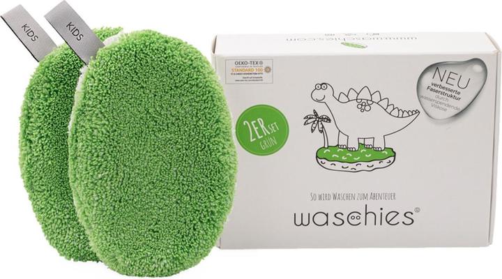 Image du produit Waschies Kidsline - Waschpads für Babys und Kinder Grün Special-Edition (Chiffons de nettoyage)