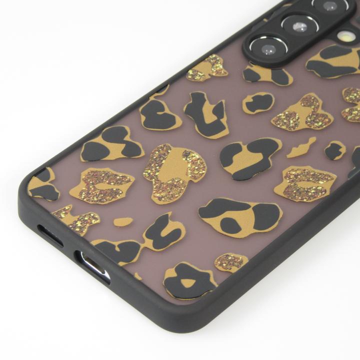 Produktbild PhoneLook Hülle Semi Transparent blurry Design Leopard (Samsung Galaxy S24+)