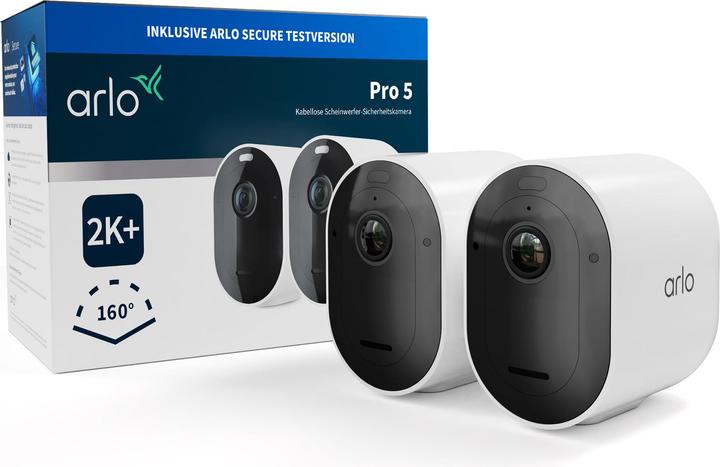 Produktbild Arlo Pro 5 2er Pack (2688 x 1520 Pixel)