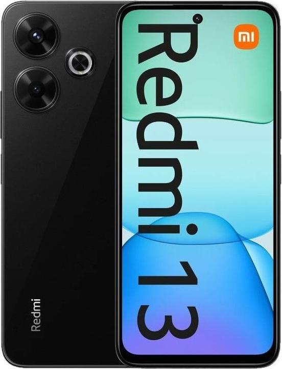 Actual product image Xiaomi Redmi 13 (128 GB, Black, 6.79", Dual SIM, 108 Mpx, 4G)