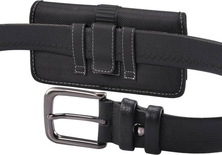 Actual product image Cover-Discount Horizontal Oxford Belt Bag with Clip / XL