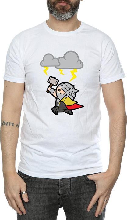 Image du produit - T-shirt KAWAII THOR GOD OF THUNDER - Homme (XXL)