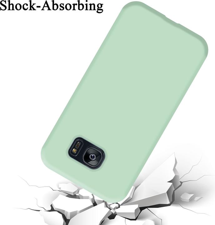 Actual product image Cadorabo TPU Liquid Silicone Case Cover (Samsung Galaxy S7 Edge)