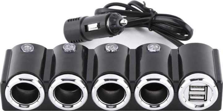 Produktbild PNI Auto-Feuerzeug-Splitter Lighter 04 12V/24V 4 Ausgänge, 2xUSB, LED-Anzeige