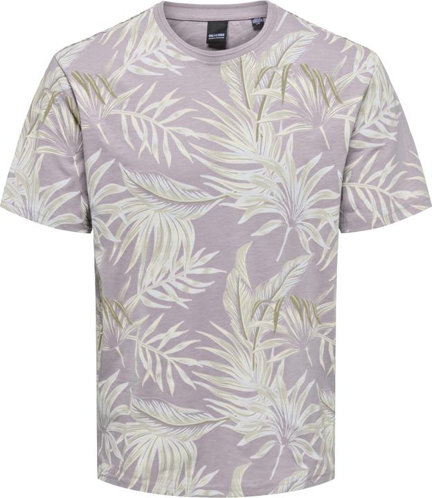 Only & Sons Onskash Reg Leaf Aop Ss Tee