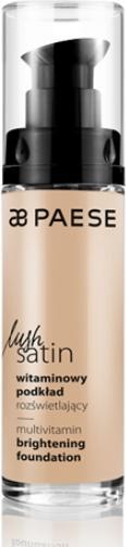 Paese PAESE Lush Satin Multivitamin Brightening Foundation witaminowy podkład rozświetlający 31 Ciepły Beż (31 Warm beige)