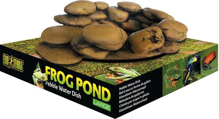 Produktbild Exo Terra Froschteich, Froschschale, Steinform, L, 17 x 13,5 x 6 cm