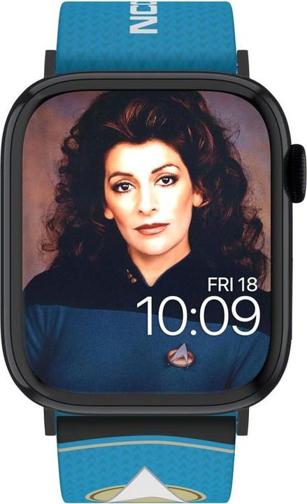Immagine prodotto Moby Fox Bracciale Star Trek NG per smartwatch Starfleet Sciences (Acciaio inossidabile, Silicone)
