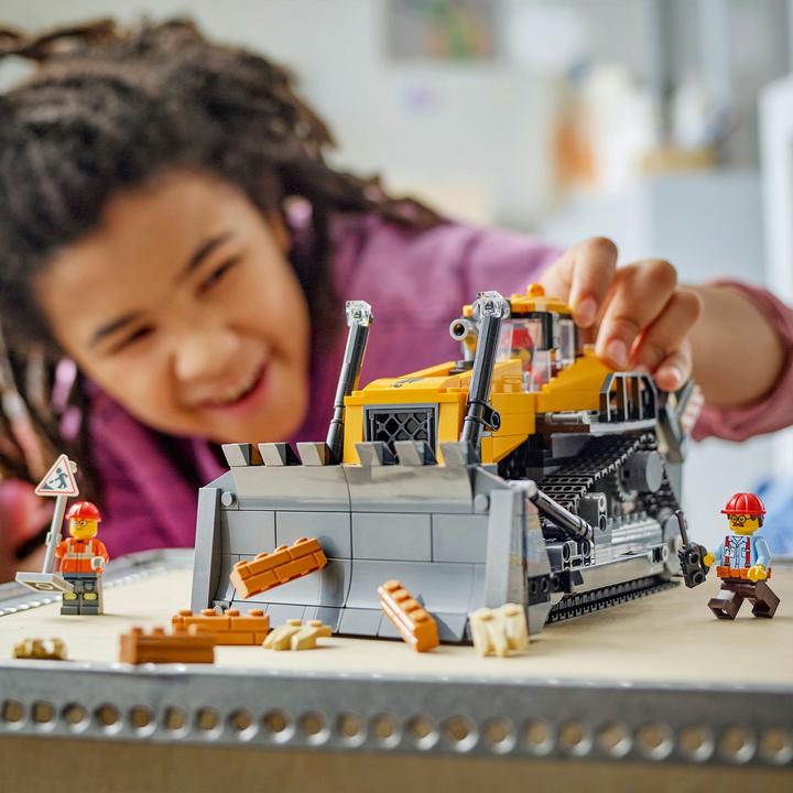 Actual product image LEGO Gelber Bulldozer mit Frontlader (60466, LEGO City)