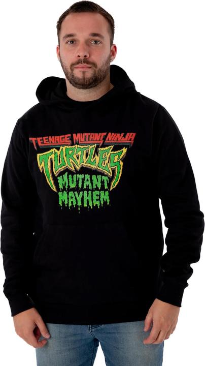 Immagine prodotto Teenage Mutant NT Mayhem Felpa con Cappuccio Logo Uomo (3XL)