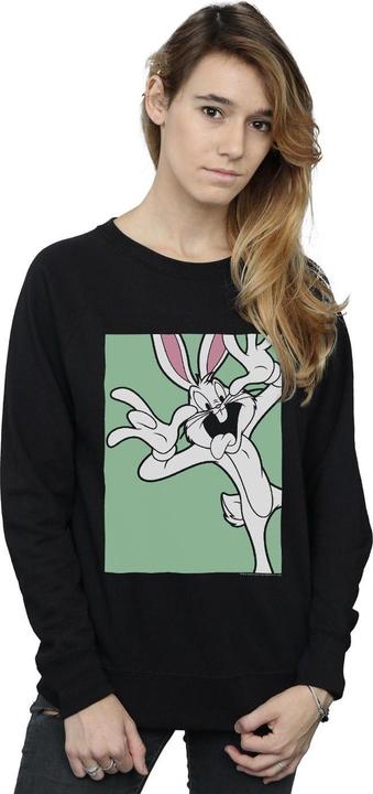 Immagine prodotto Looney Tunes Bugs Bunny Funny Face Felpa Donna (L)