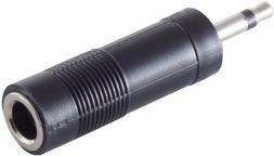 Actual product image Shiverpeaks ®-BASIC-S--Adapter, jack plug mono 3.5mm to jack coupling mono 6.3mm