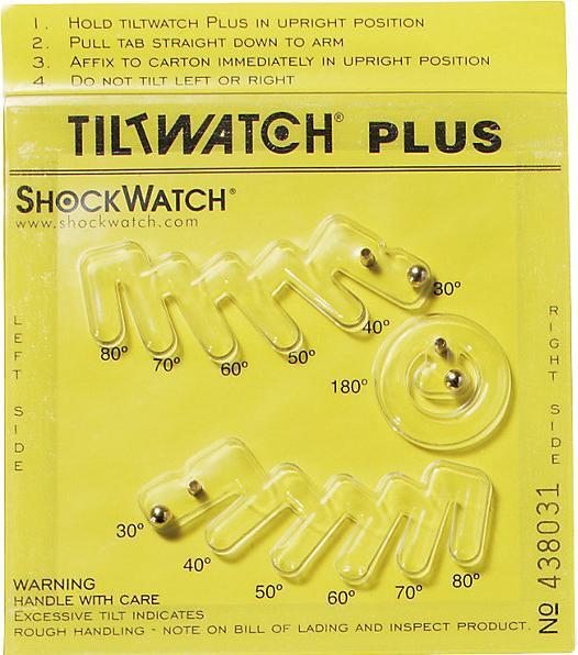 Produktbild kaiserkraft Tiltwatch® Plus Kippindikator (25 x)