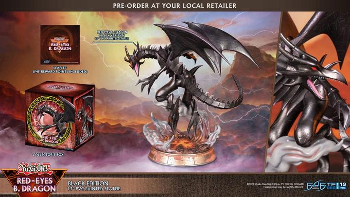 Immagine prodotto First 4 Figures Statuetta Yu-Gi-Oh! in PVC Occhi Rossi B. Dragon Colore Nero 33 cm
