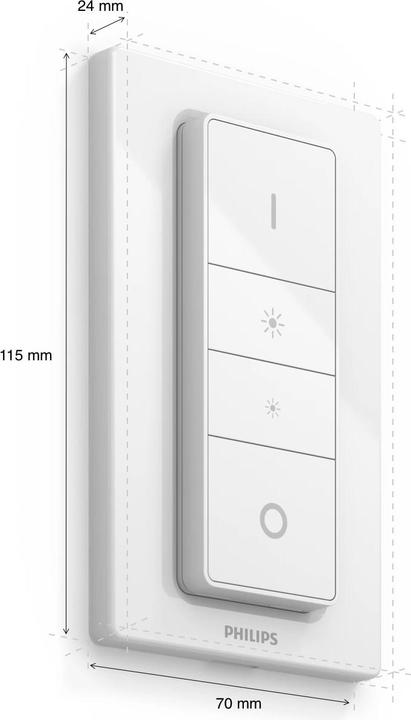 Actual product image Philips Hue dimmer switch