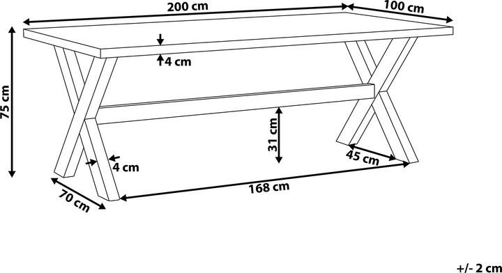Immagine prodotto Beliani Olbia (200 cm)