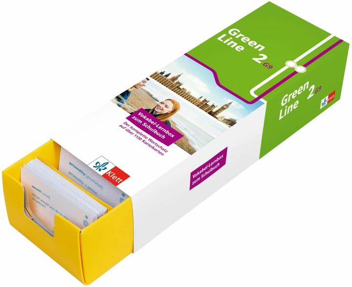 Produktbild Green Line 2 G9 (Neue Ausgabe ab 2019) Klasse 6 Vokabel-Lernbox zum Schulbuch (Deutsch, Klett Lerntraining, 2021)
