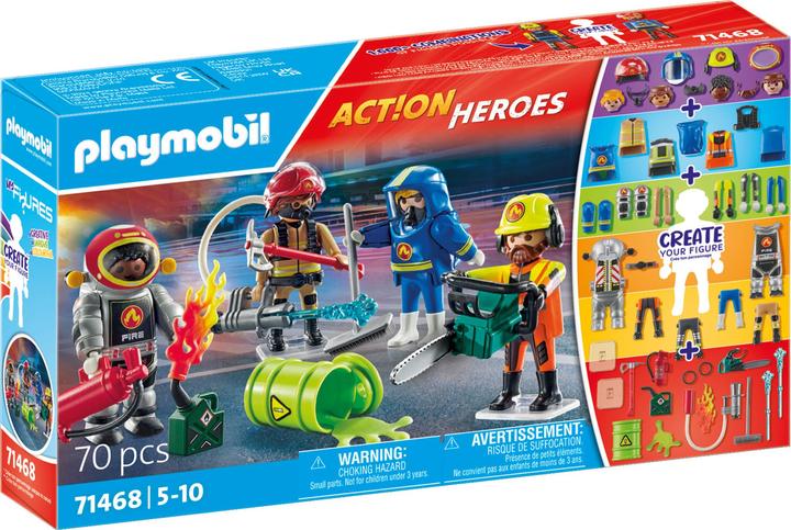 Actual product image Playmobil My Figures: Fire brigade (71468, Playmobil Sports & Action)