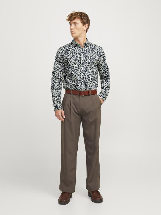 Produktbild Jack & Jones Jprblaleeds Print Dobby L/S Shirt Ln (S)