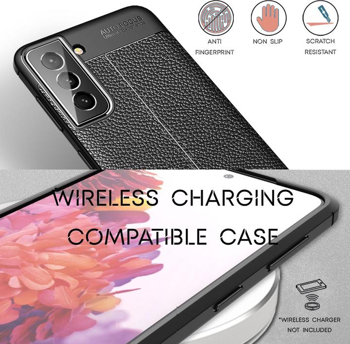 Actual product image Nalia Leather Look Silicone Cell Phone Case (Samsung Galaxy S22+)