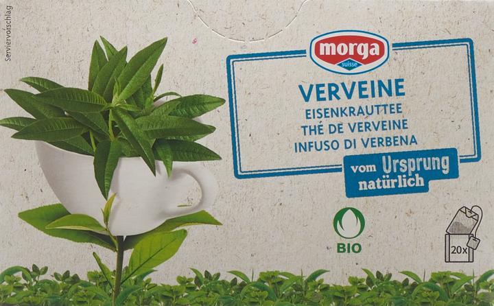 Image du produit Morga Verveine Eisenkraut Tee mit Hülle Bio Knospe (70 g)