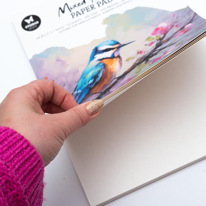 Actual product image art by marlene Paper Pad "Mixed Media" 25 Sheets Essentials (25 x)