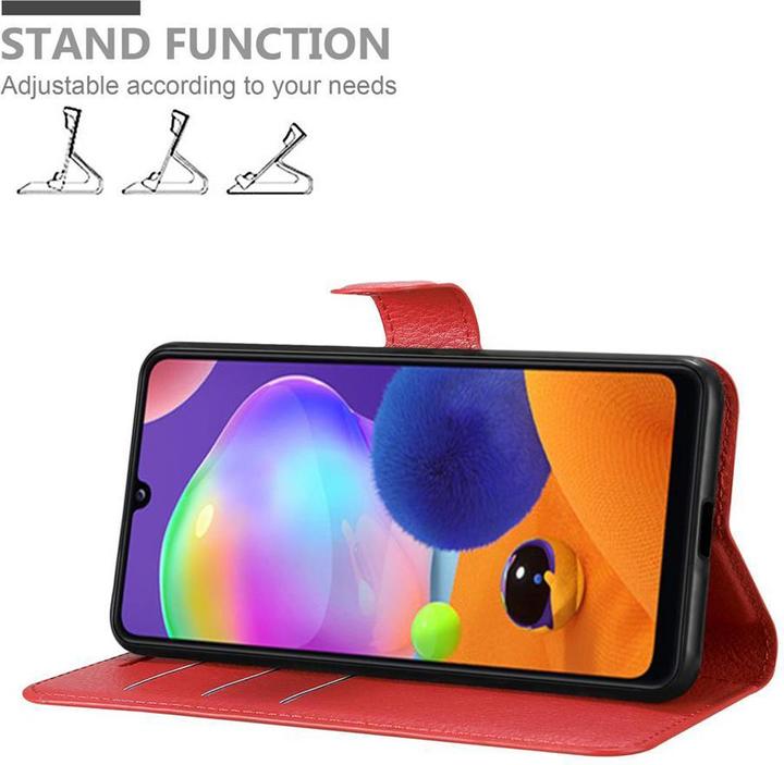 Actual product image Cadorabo Book with stand function cover (Samsung Galaxy A31)