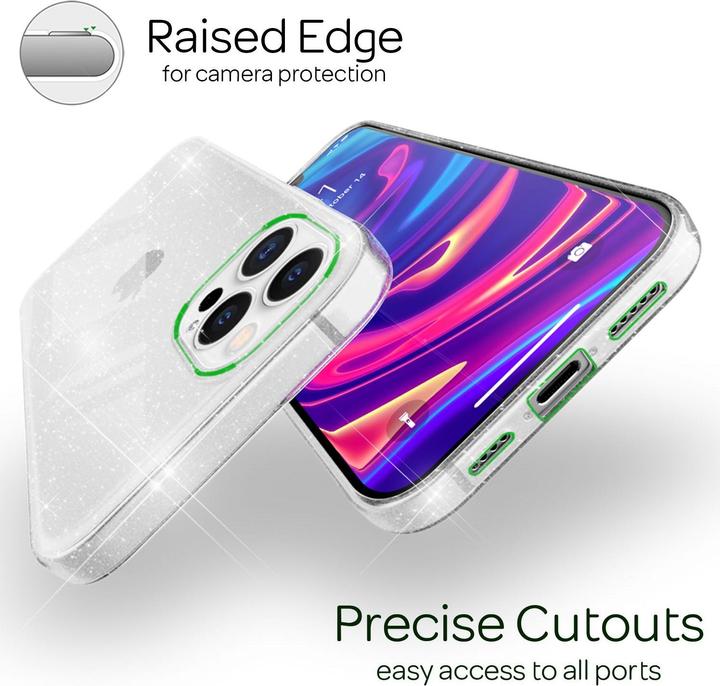 Image du produit Nalia Housse transparente en silicone pour téléphone portable (Apple iPhone 13 Pro Max)