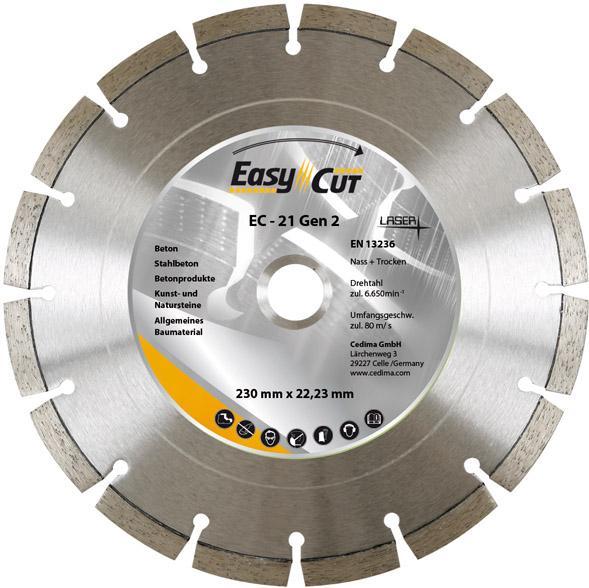 Produktbild Magni Trennscheibe Diamant EC-21.2 230x2,4x12x22,23mm CEDIMA