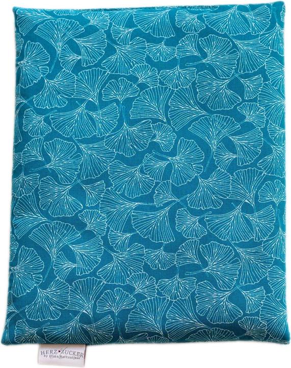 Produktbild Herzzucker Raps-Wärmekissen Ginko türkis (26 x 21 cm)