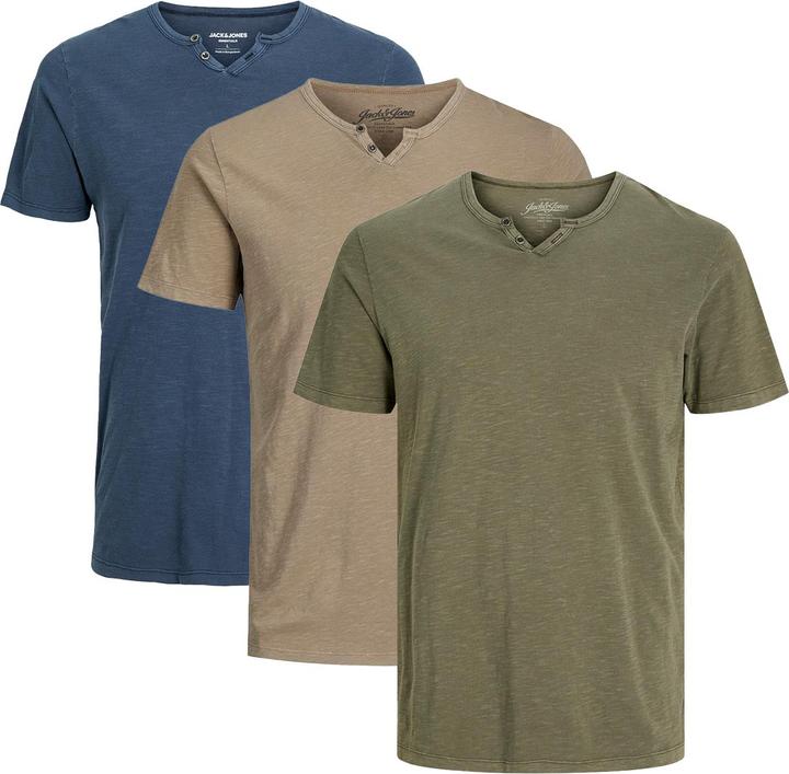 Beige, Blau, Grün
