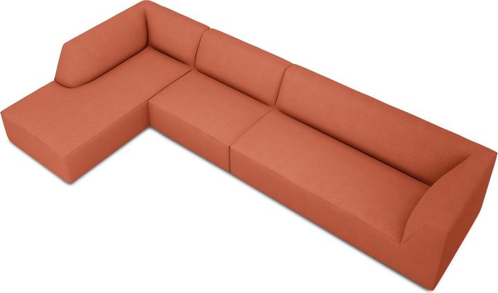 Actual product image Micadoni Modular Left Corner Sofa, "Ruby", 5 Seats, 366x180x69 Made in Europe (Corner sofa)