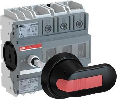 Image du produit ABB OT160G03P Interrupteur-sectionneur 3 pôles 160A, avec poignée Poignée et arbre