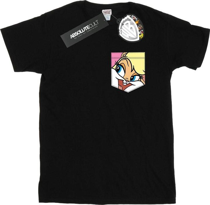 Actual product image Looney Tunes Mens Lola Bunny Face Faux Pocket T-Shirt (3XL)