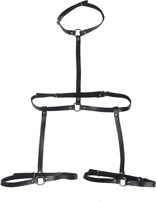 Produktbild Subblime Körperharness Aus Leder, Schwarz, Eine Grösse