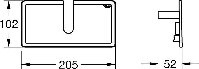 Image du produit Grohe tablette de douche EASYREACH blanc