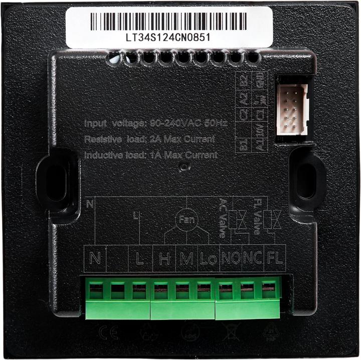 Actual product image Shelly LinkedGo Smart HVAC thermostat