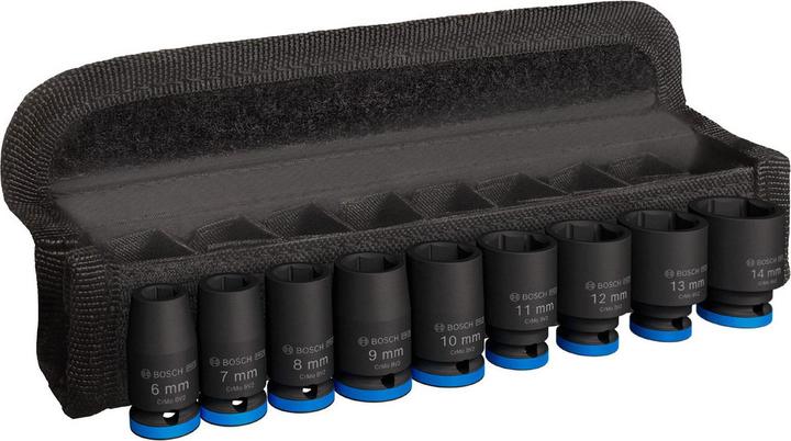 Produktbild Bosch Professional Zubehör PRO Impact (11 mm, 12 mm, 8 mm, 10 mm, 7 mm, 9 mm, 6 mm, 14 mm, 13 mm)