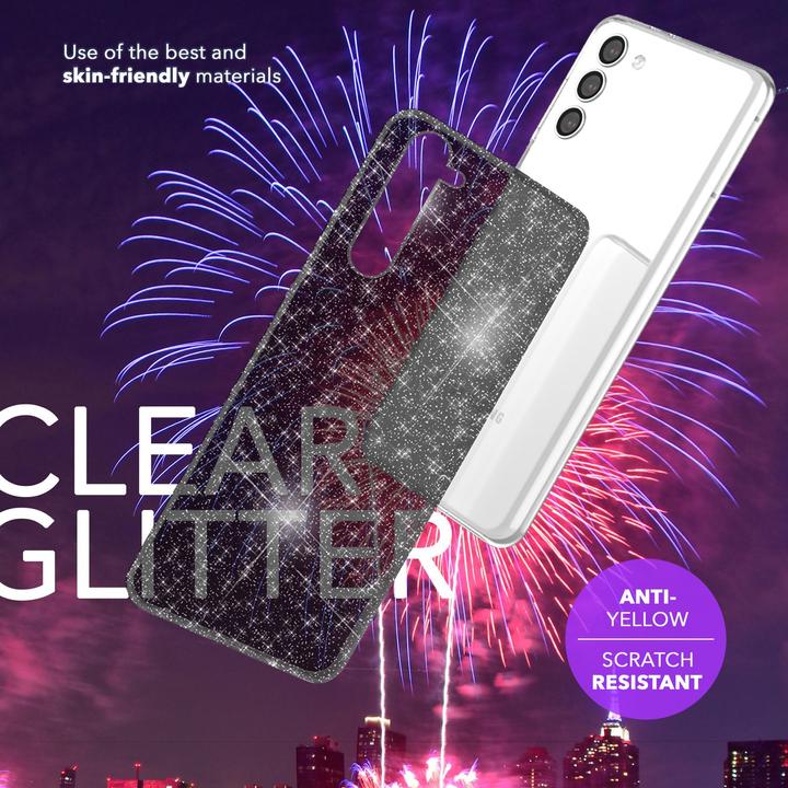 Produktbild Nalia Klare Glitzer Silikon Hülle (Samsung Galaxy S24)