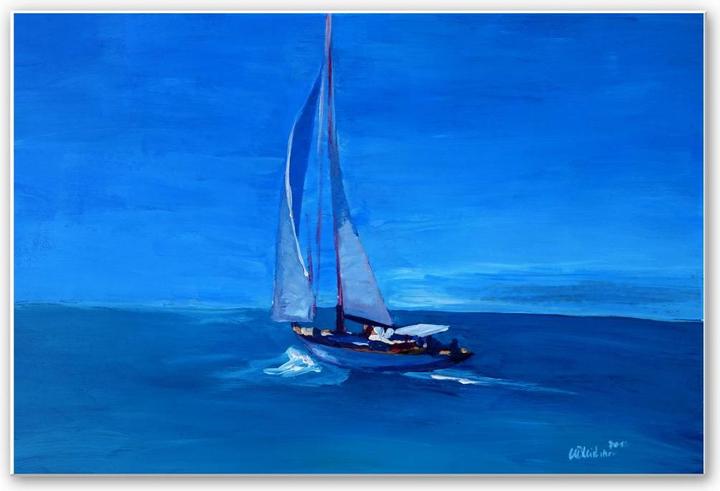 Produktbild Trenddeko Bleichner - Sailing into the Blue (60 x 40 cm)