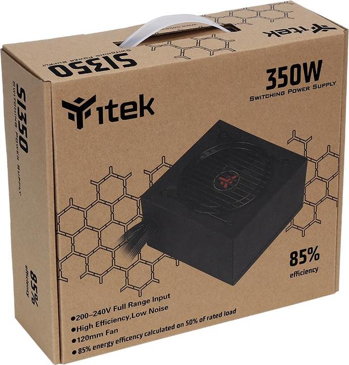 Actual product image Itek Si350 PC Power Supply 350W Efficiency (350 W)