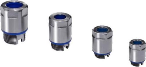 Actual product image Rittal 2410011 Cable gland with locknut, impact resistant M16 x 1.5 stainless steel 5pcs.