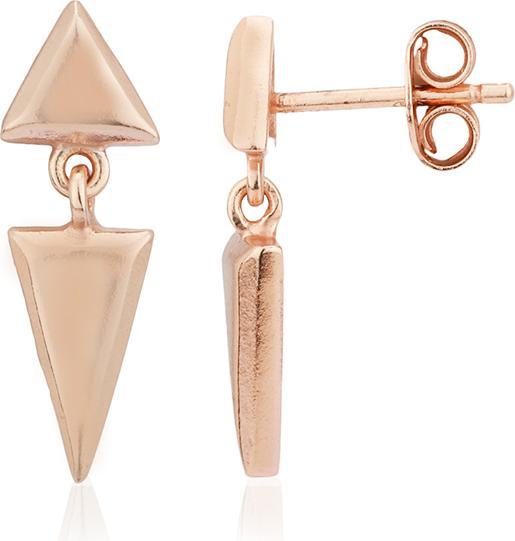 Produktbild Leyda Ohrstecker Dreiecke (Silber 925 1 Mikron Rosé Vergoldet 18 K)