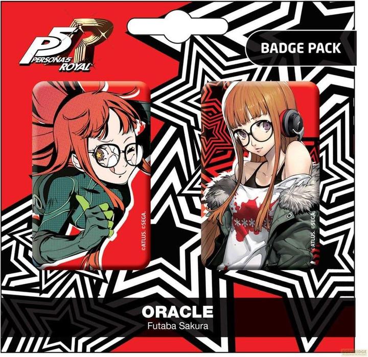 POPbuddies Persona 5 Royal Ansteck-Buttons Doppelpack Oracle / Futaba Sakura