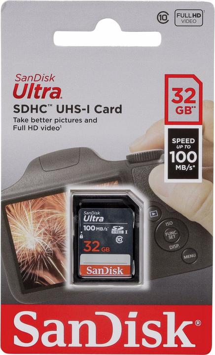 Immagine prodotto SanDisk Ultra (32 GB, SDHC, U1, UHS-I)