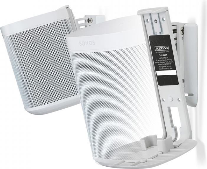 Produktbild Flexson Wandhalterung für Sonos One und Play:1 (1 Paar, Wandmontage, Schwenkbar, Drehbar, Neigbar)