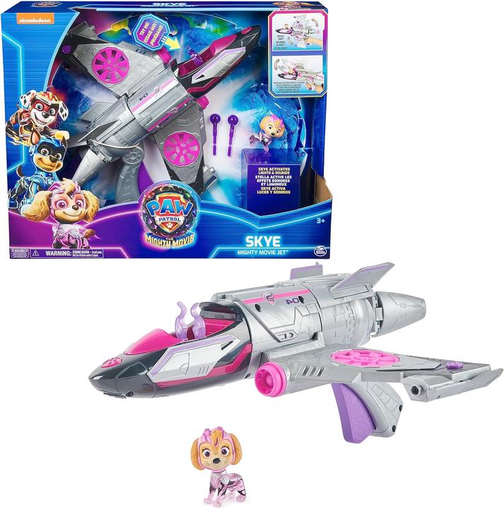 Actual product image Paw Patrol Movie II Skyes Deluxe Jet Flyer